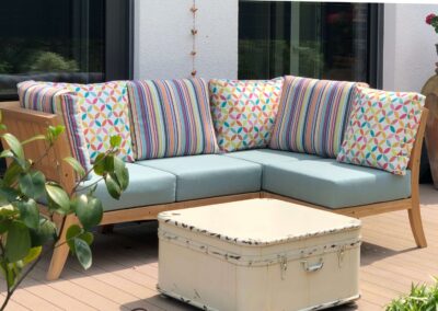 Lounge Rückenpolster bunt